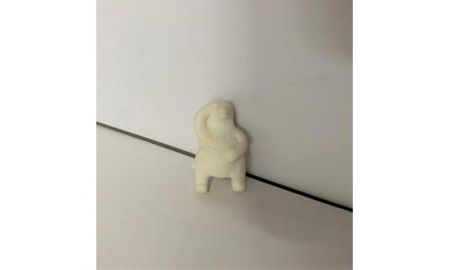 Coca Cola Mini Mania Borracha de L�pis Urso M�o na Barriga